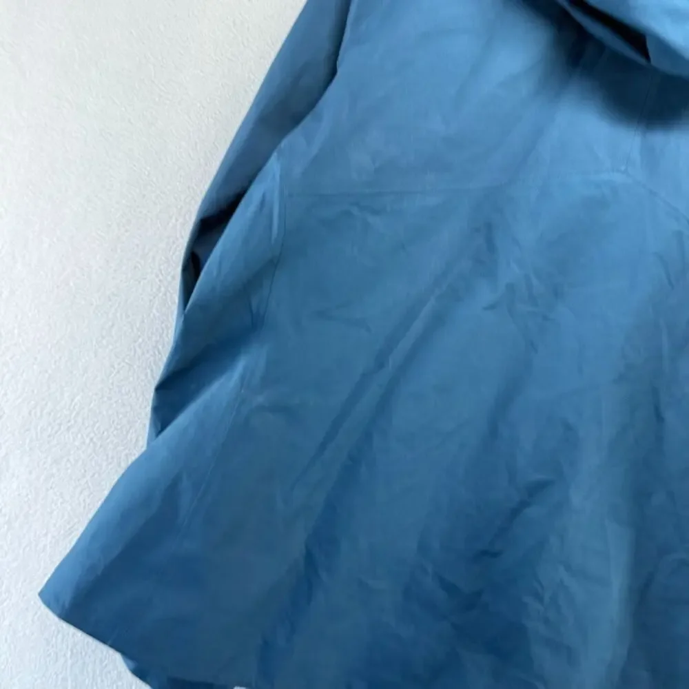 REI Rain jacket Women's 2XL Blue Full Zip Goretex Hooded Hood Waterproof Outdoor - Picture 9 of 13